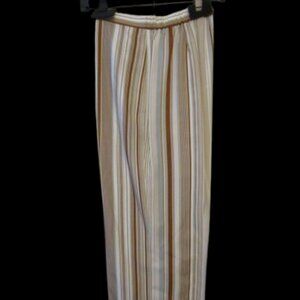 Theory Wide Leg Crop PL B Pants Multi Stella Twill
